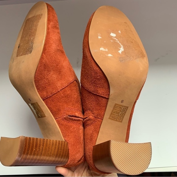 JEFFREY CAMPBELL PRIANA Bootie In Rust Suede Sz 6M - Picture 7 of 11